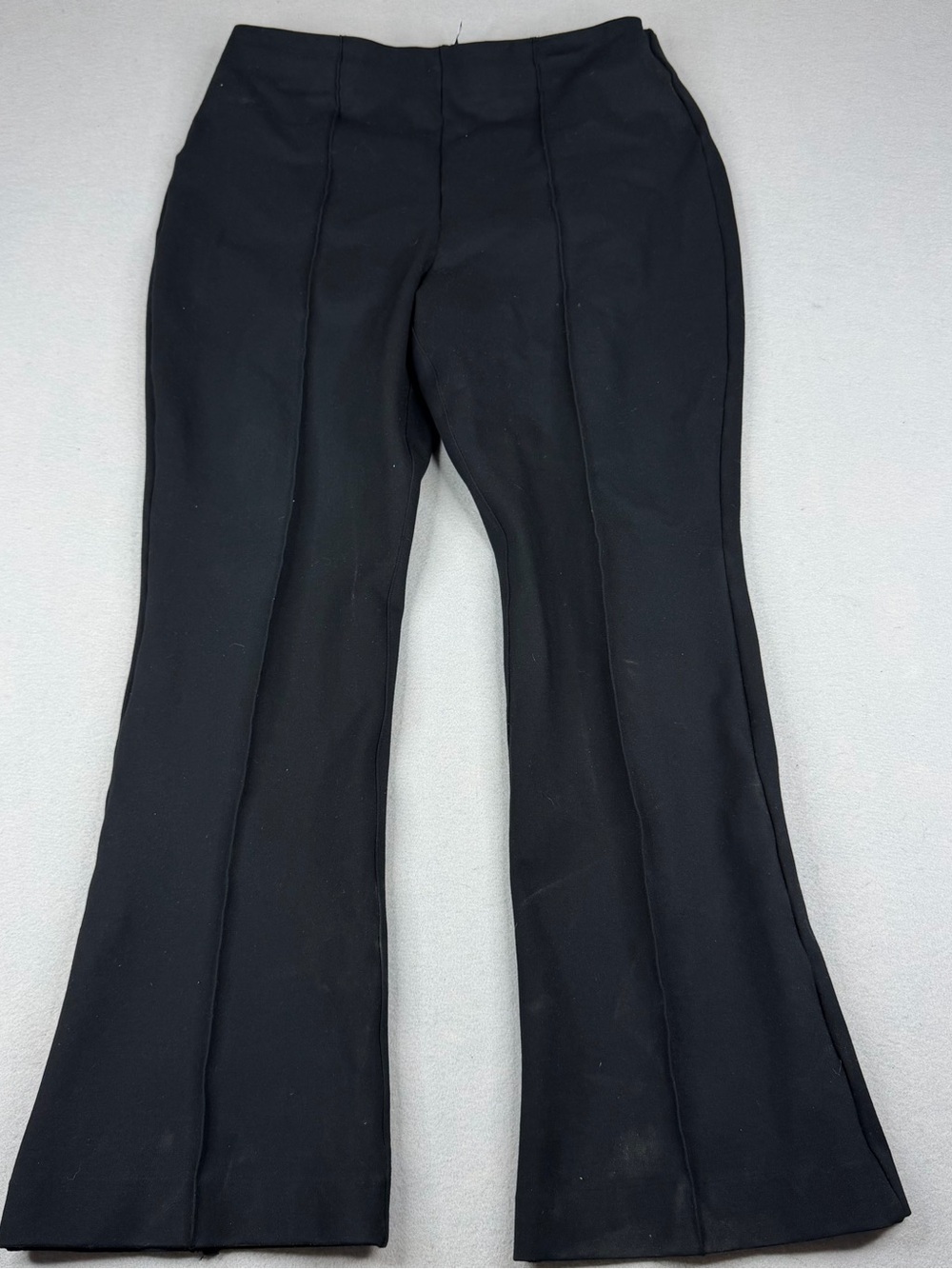 SPANX PerfectFit Ponte Flare Pants XL Petite Black Pull On Shaping 20792Q
